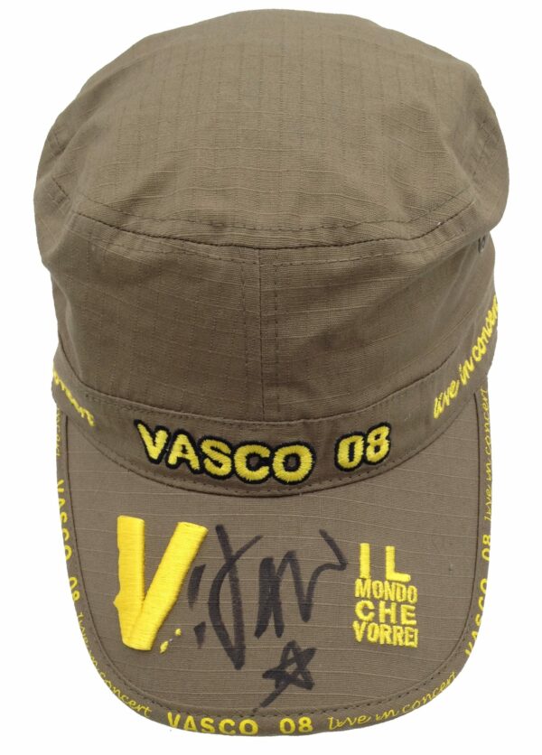 Vasco Rossi - cappellino autografato hand signed - immagine 2