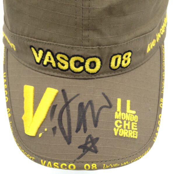 Vasco Rossi - cappellino autografato hand signed - immagine 3