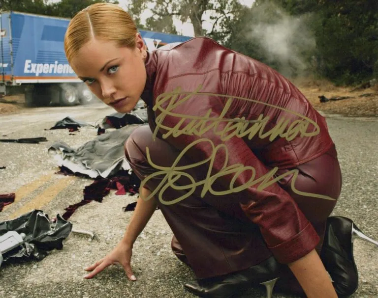 Kristanna Loken “Terminator 3” hand signed photo 20x25cm foto autografata