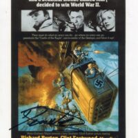 Derren Nesbitt - Von Hapen" in Where Eagles Dare (Dove osano le Aquile) hand signed photo 20x25cm foto autografata