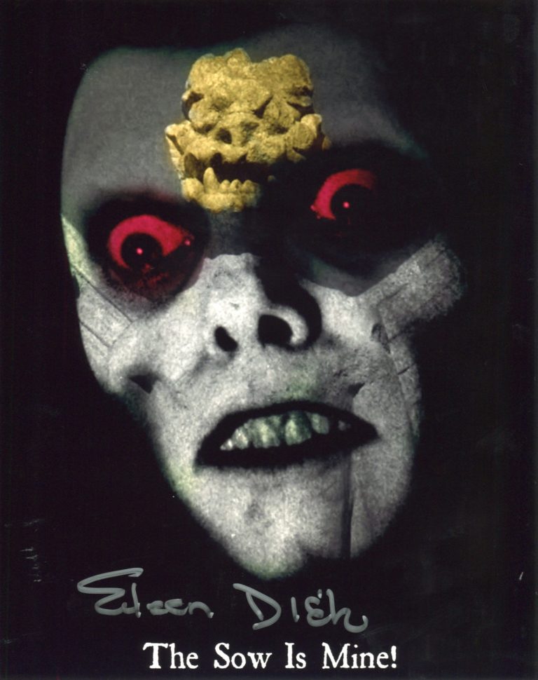 Eileen Dietz – The Exorcist (L’Esorcista) PAZUZU hand signed photo 20×25 foto autografata v21-100