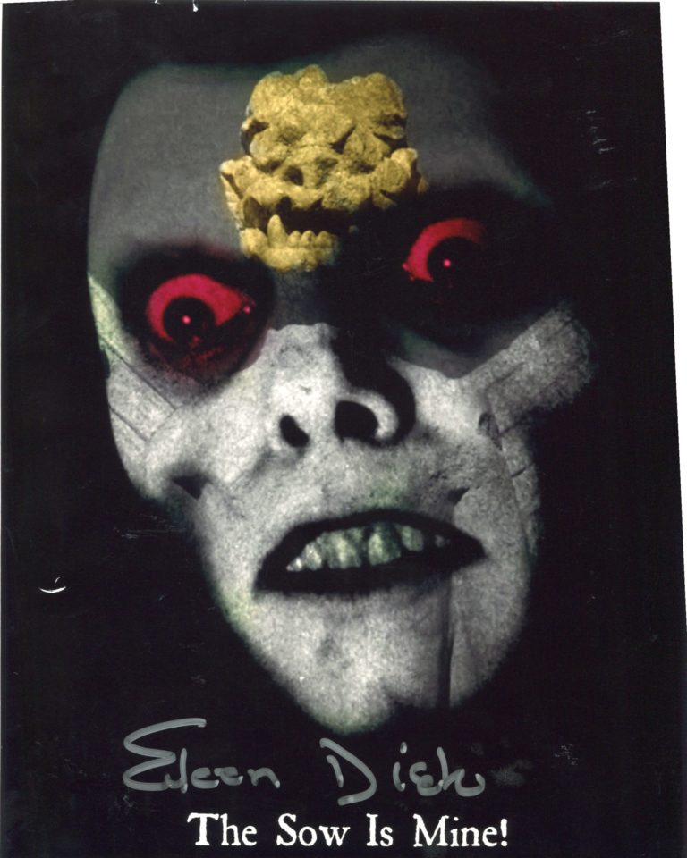 Eileen Dietz – The Exorcist (L’Esorcista) PAZUZU hand signed photo 20×25 foto autografata v21-102