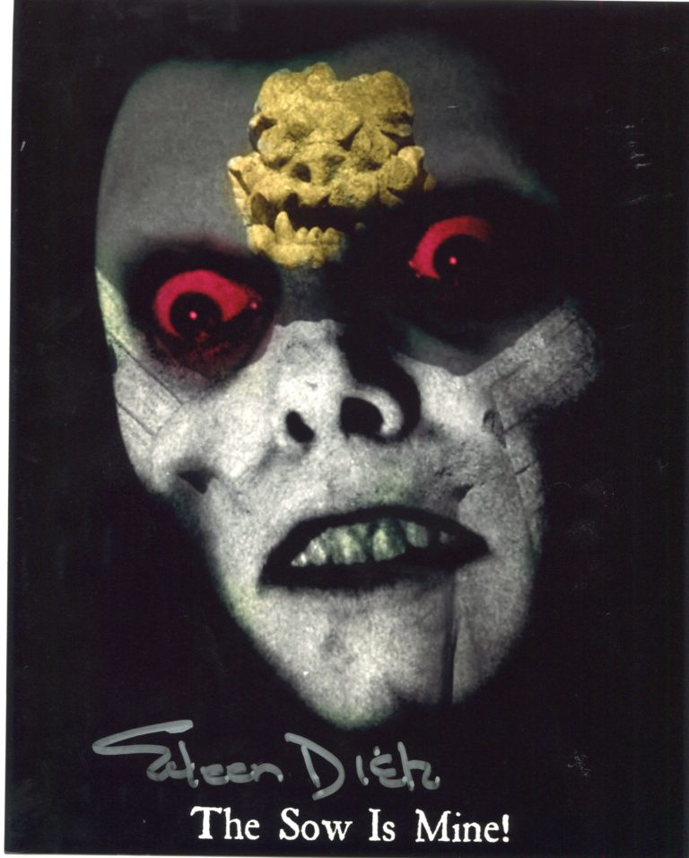 Eileen Dietz – The Exorcist (L’Esorcista) PAZUZU hand signed photo 20×25 foto autografata v21-103