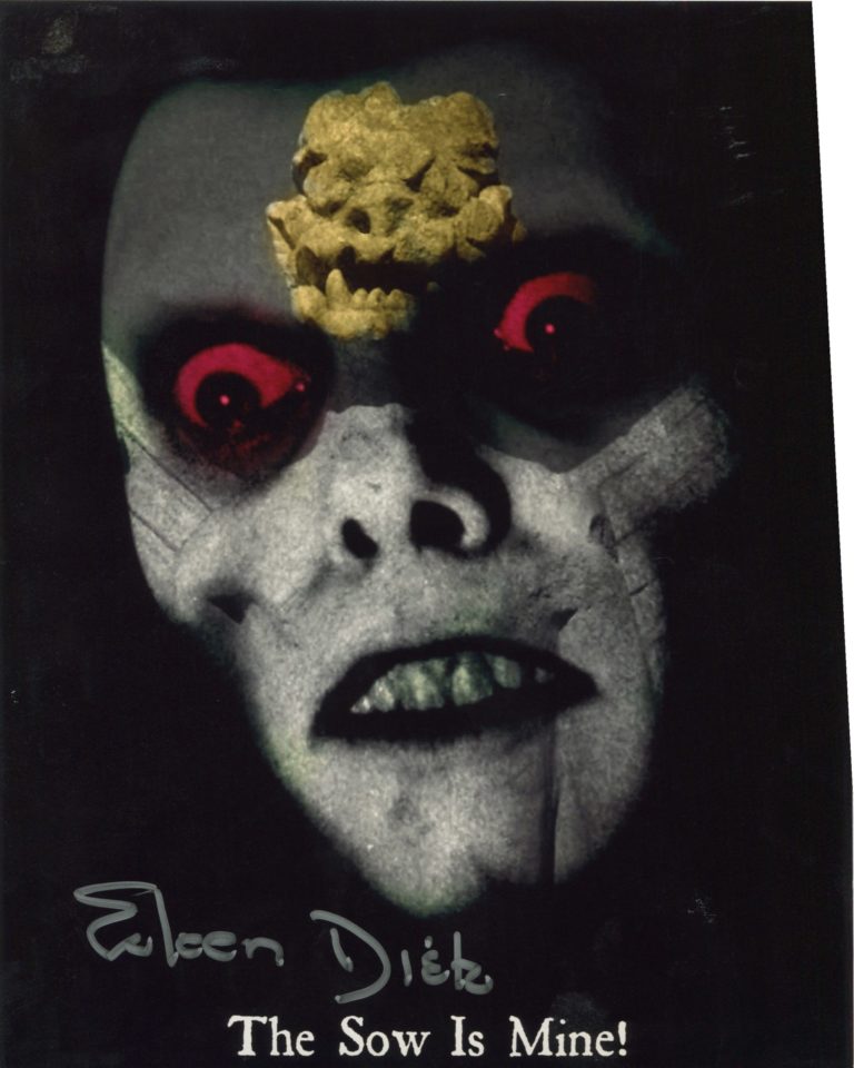Eileen Dietz – The Exorcist (L’Esorcista) PAZUZU hand signed photo 20×25 foto autografata v21-106