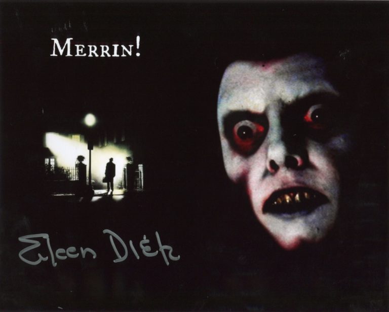 Eileen Dietz – The Exorcist (L’Esorcista) PAZUZU hand signed photo 20×25 foto autografata v21-107