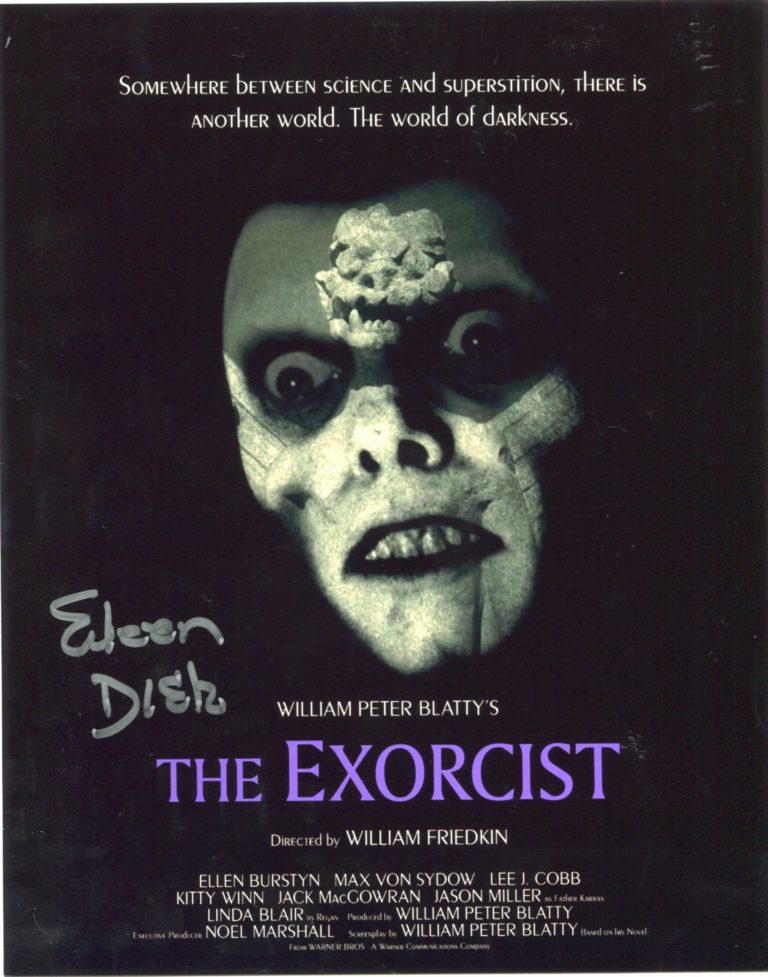 Eileen Dietz – The Exorcist (L’Esorcista) PAZUZU hand signed photo 20×25 foto autografata v21-108