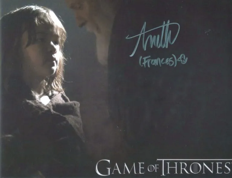 Annette Hannah “Game of Thrones” hand signed photo 20×25 foto autografata