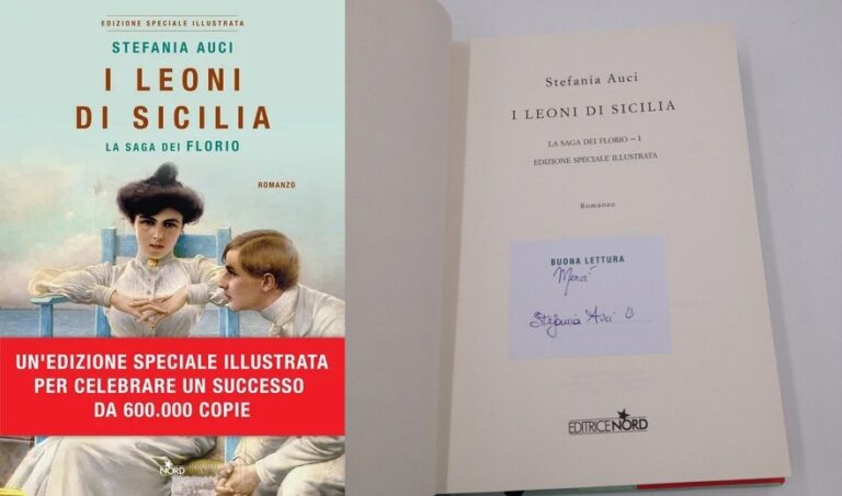 I leoni di Sicilia. La saga dei Florio. Ediz. illustrata di Stefania Auci – libro autografato
