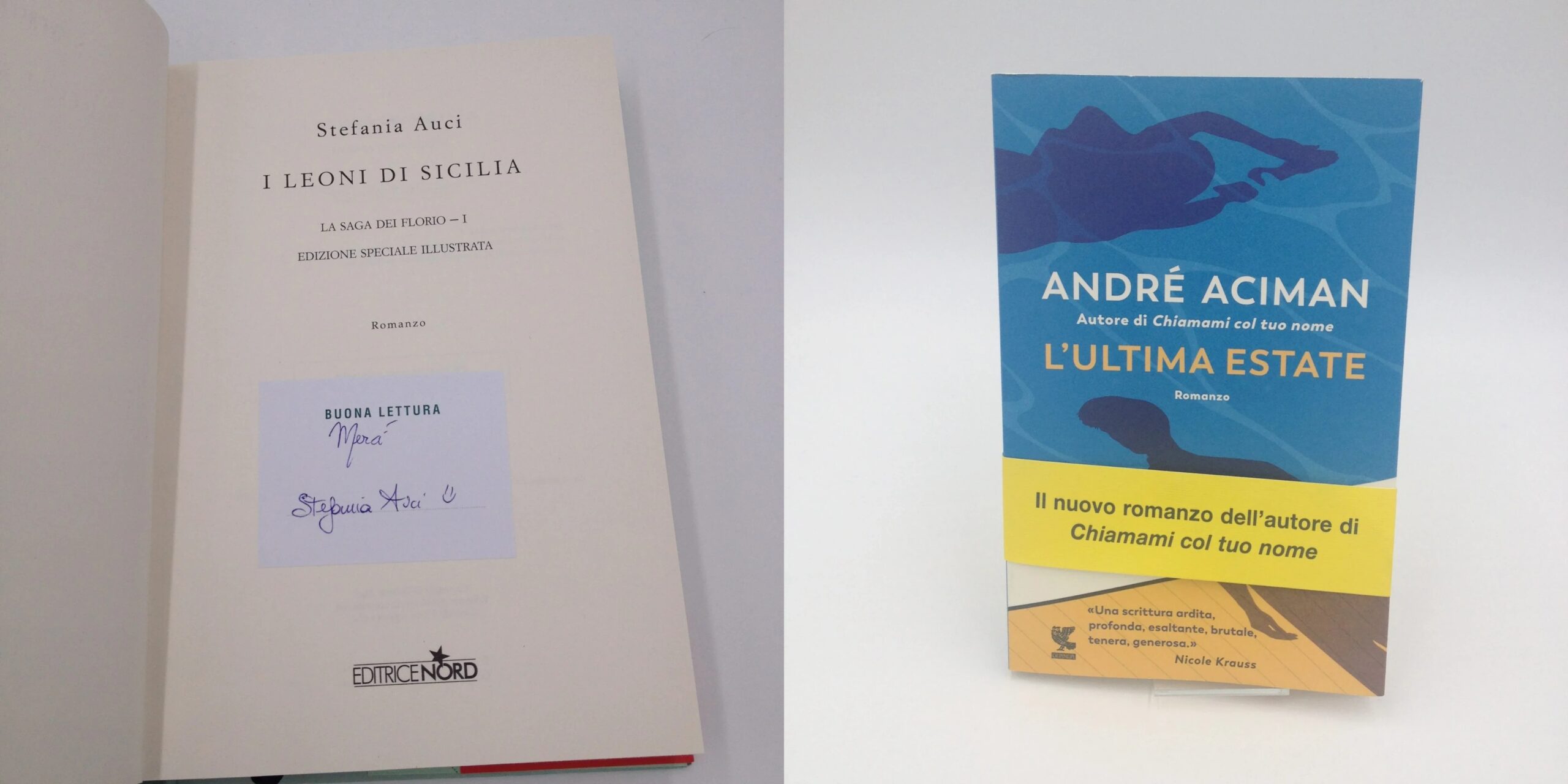 L'ultima estate - Libro autografato da André Aciman