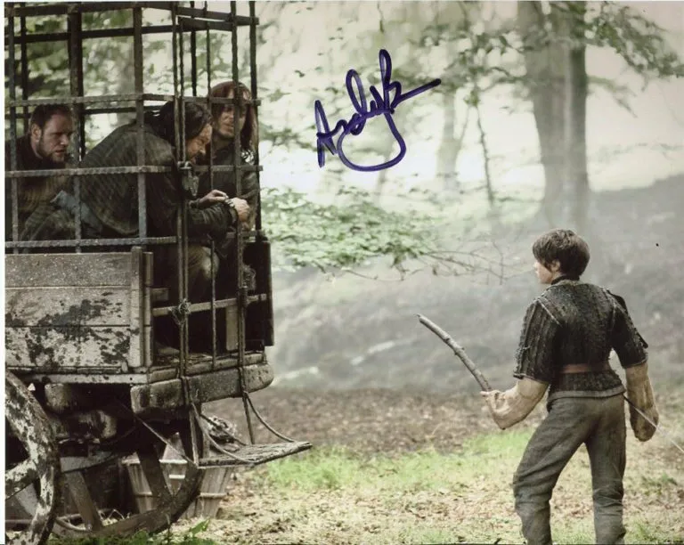 Andy Beckwith “Rorge in Game Of Thrones” – hand signed photo 20x25cm foto autografata