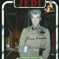 Tina Simmons "Ther Return of the Jedi" hand signed photo 20x25cm foto autografata