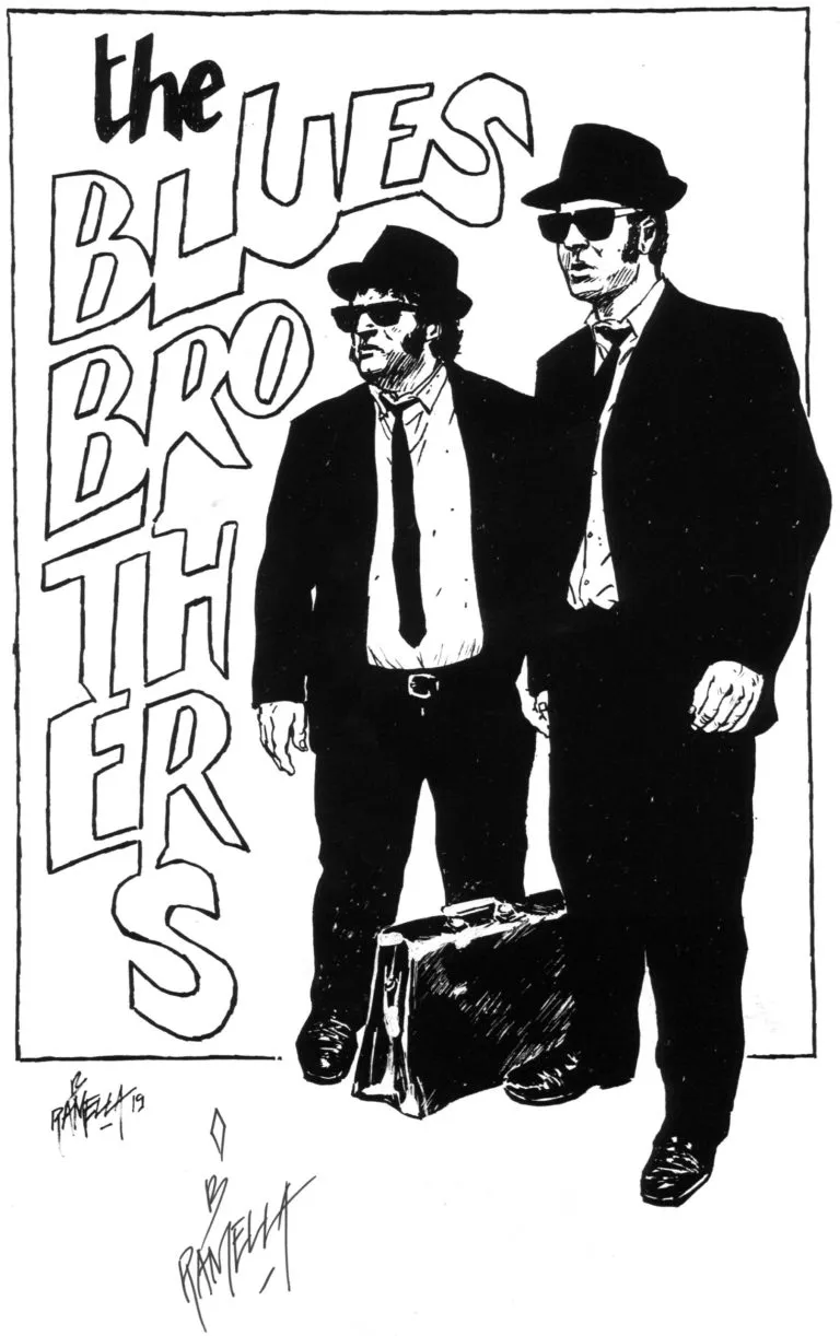“The Blues Brothers” stampa autografata da Bruno Ramella