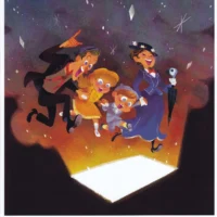 Mary Poppins stampa limited edition 21x29cm