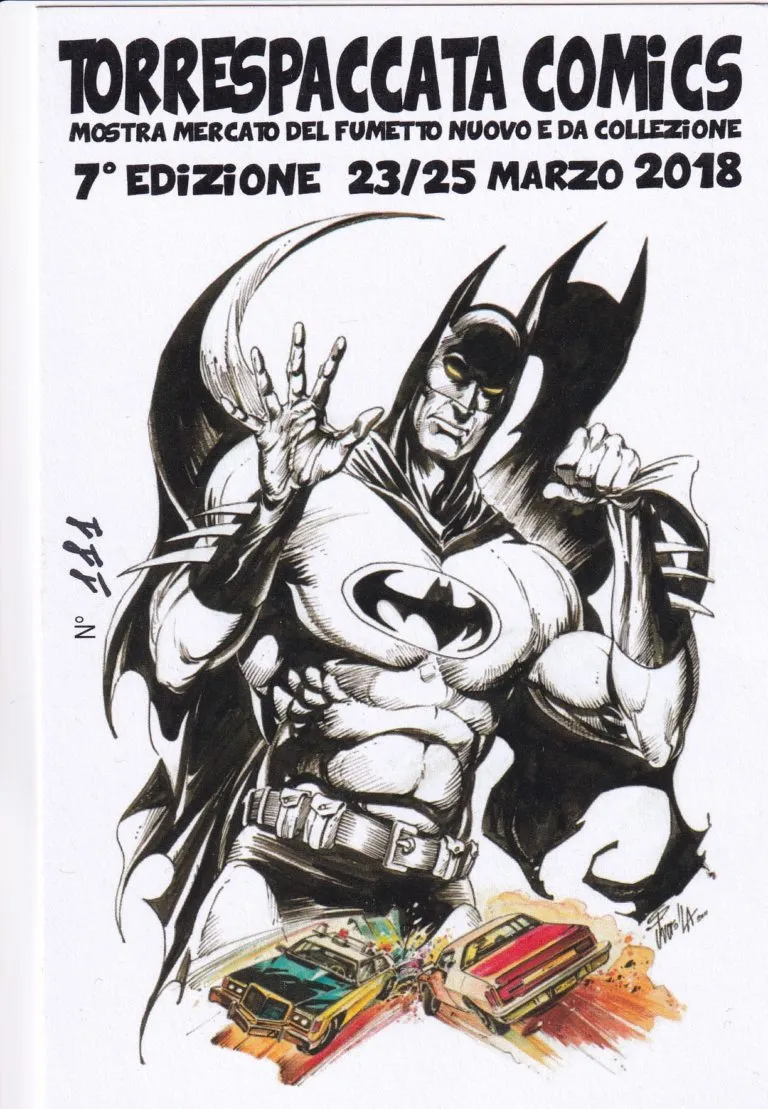 Torrespaccata Comics 2018 – Cartolina n 111 di 300 autografata da Chiarola