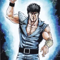 Kenshiro – Hokuto No Ken stampa autografata da Dario Viotti limited edition