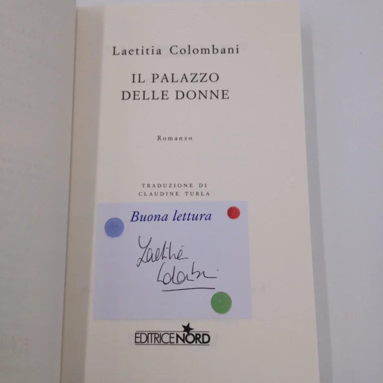 Il palazzo delle donne di Laetitia Colombani – libro autografato