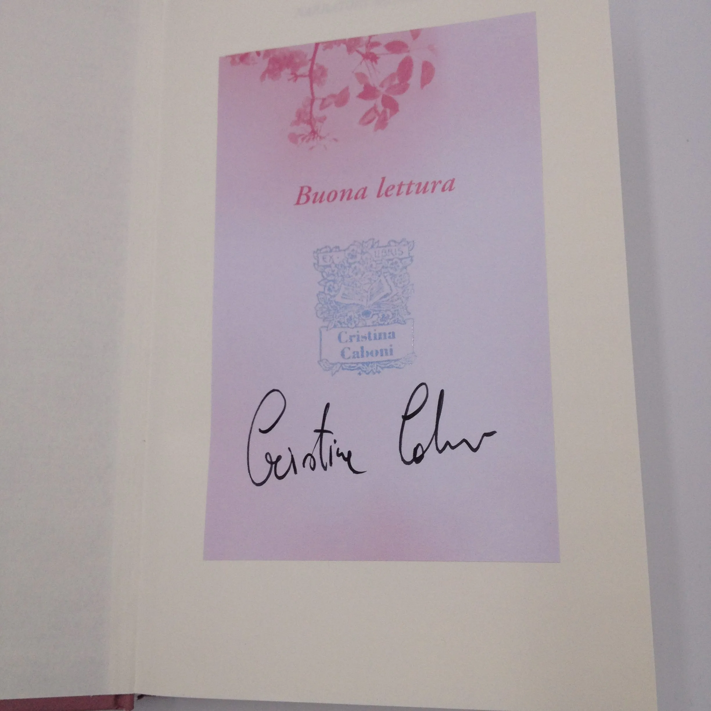 Il profumo sa chi sei di Cristina Caboni - libro autografato