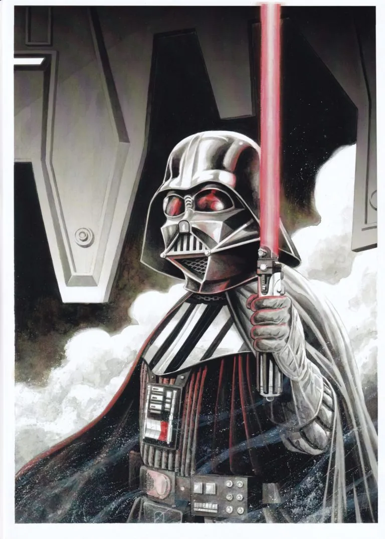 Star Wars stampa limited edition 21x29cm