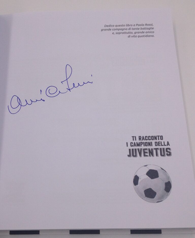 Ti racconto i campioni della Juventus autografato da Antonio Cabrini