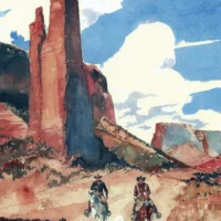 "Western" stampa autografata da Stefano Biglia