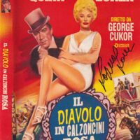 Sophia Loren - Il diavolo in calzoncini rosa DVD Hand Signed Autografato