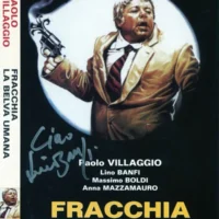 Lino Banfi "FRACCHIA LA BELVA UMANA" dvd autografato hand signed