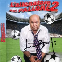 Lino Banfi "L'ALLENATORE NEL PALLONE 2" dvd autografato hand signed