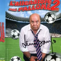 Lino Banfi "L'ALLENATORE NEL PALLONE 2" dvd autografato hand signed