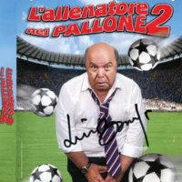 Lino Banfi "L'ALLENATORE NEL PALLONE 2" dvd autografato hand signed