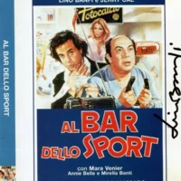 Lino Banfi "AL BAR DELLO SPORT" dvd autografato hand signed