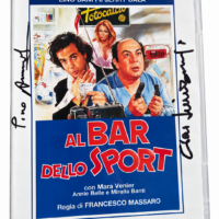 "AL BAR DELLO SPORT" dvd autografato da Lino Banfi e Pino Ammendola
