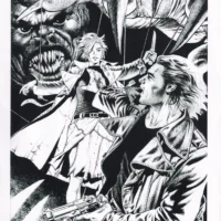 Dampyr tavola autografata da Arturo Lozzi limited edition