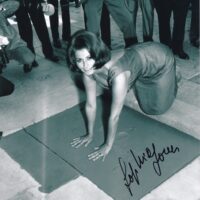 Sophia Loren hand signed photo 20x25cm foto autografata