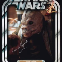 Laurie Goode Star Wars Saurin hand signed photo 20x25cm foto autografata