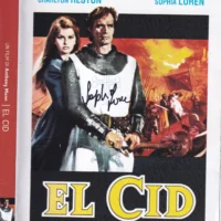 Sophia Loren - El Cid DVD Hand Signed Autografato