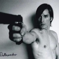 Joe Dallesandro hand signed photo 20x25cm foto autografata