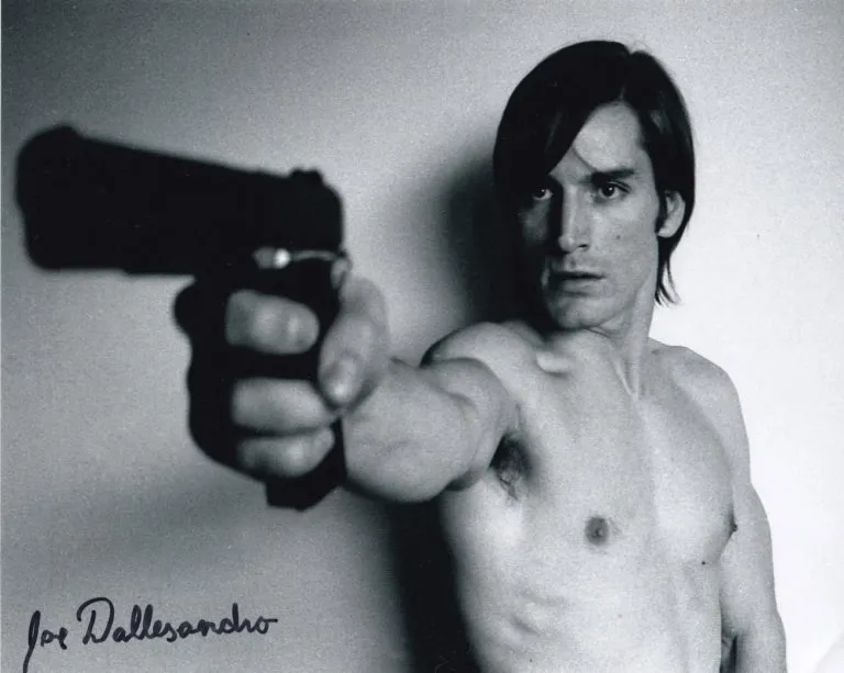Joe Dallesandro hand signed photo 20x25cm foto autografata