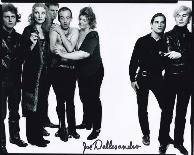 Joe Dallesandro hand signed photo 20x25cm foto autografata