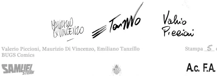 Samuel Stern stampa autografata da Piccioni, Di Vincenzo e Tanzillo limited edition