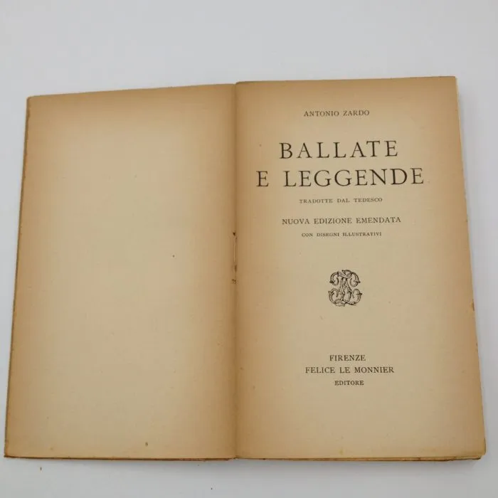 Antonio Zardo - Ballate e Leggende (1925)