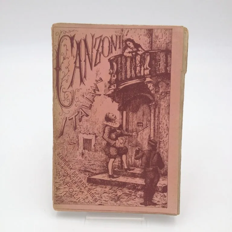 Canzoni Italiane amorose – Bideri Napoli 1885