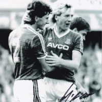 Frank McAvennie - hand signed photo 20x25cm foto autografata