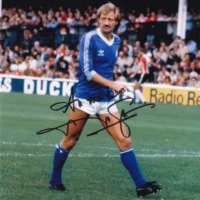Frank Worthington - hand signed photo 20x25cm foto autografata