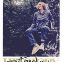 Gianna Nannini - Cartolina "History" hand signed 10x15cm autografata