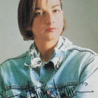 Gianna Nannini - Cartolina "Scandalo" hand signed 10x15cm autografata