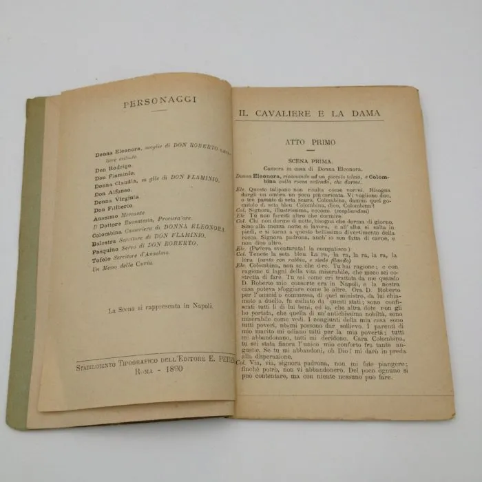 Goldoni - Il Cavaliere e la Dama (1890)