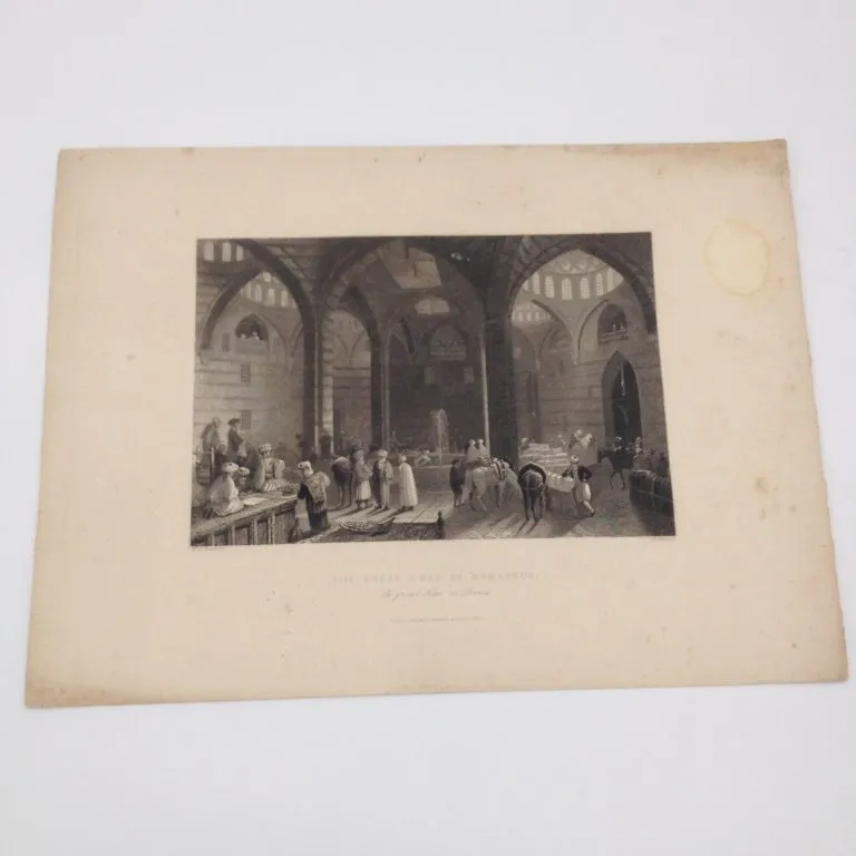 Stampa 1843 – THE GREAT KHAN AT DAMASCUS