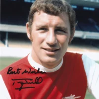 Terry Neill - hand signed photo 20x25cm foto autografata