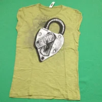 Gianna Nannini - T-Shirt "Io e Te Tour" hand signed taglia M colore verde autografata