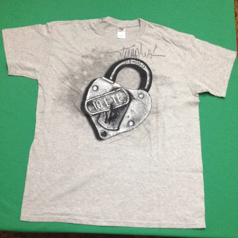 Gianna Nannini – T-Shirt “Io e Te Tour” hand signed taglia M colore grigio autografata